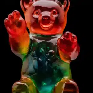 Thc gummy bear says yes thumbs up