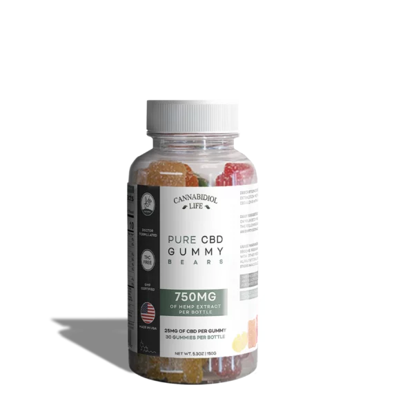 30-count cbd gummy bears 750 mg